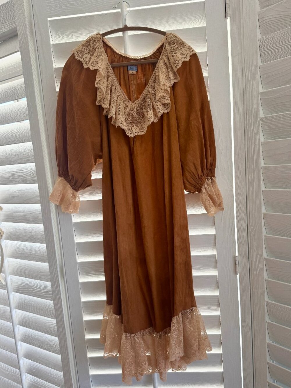 VINTAGE PLANT DYE OJAI dress